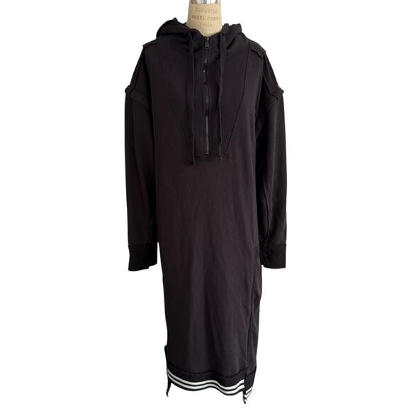Free People Movement Match Up Maxi Sweat Hooded Sweatshirt Dress NEW - Picture 1 of 11